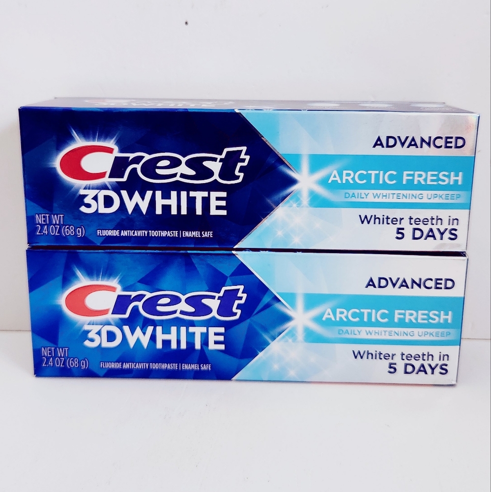 ⭐4/$15 Crest 3D White Whitening Toothpaste Advanced Arctic Fresh
